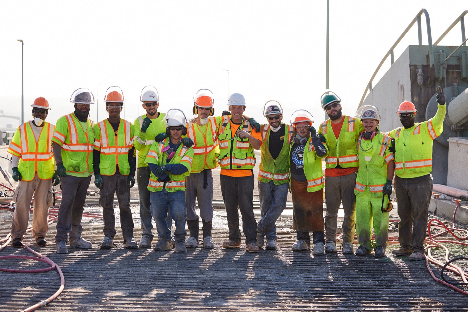 Posillico Water & Infrastructure Division crew on site